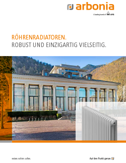 Arbonia Roehrenradiatoren