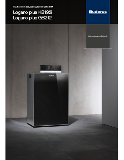 Buderus Logano plus KB 192i GB212